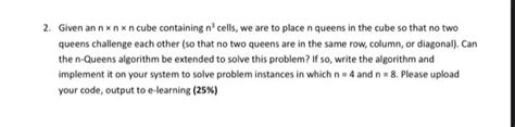 nxnx|Solved 2. Given an nxnx n cube containing n³ cells, we are